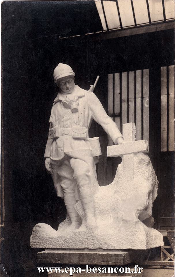 Monument de Besançon - Salon de 1922 - Albert Pasche - 12 avril 1922 - MONUMENT DU SOUVENIR - Érigé au Cimetière de Saint-Claude